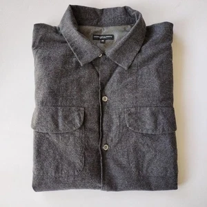 Engineered Garments Grey M Long Sleeve Fleece Shirt, 2 Pockets, Excellent Condi - Picture 1 of 12