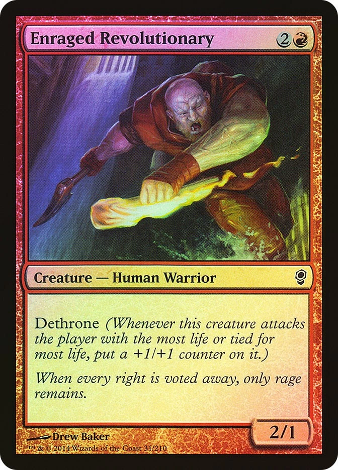 MTG FOIL Enraged Revolutionary  - Conspiracy #031 - Image 1 of 1