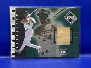 JERMAINE DYE 2002 UPPER DECK DIAMOND Game Used BAT #/775 Oakland ATHLETICS - Picture 1 of 2