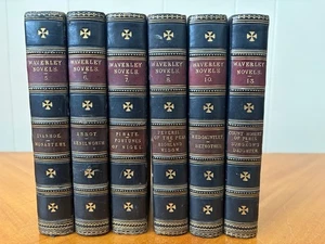 Antike dekorative Bücher (6) Die Waverley Romane von Sir Walter Scott 1876-1879 - Bild 1 von 6