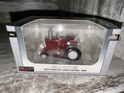 1/64 Scale White 2255  2wd Open Station Tractor, Red Die-Cast SpecCast - Image 1 of 4