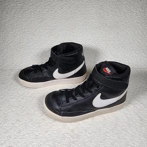 Nike Blazer Medio Negro Blanco Zapato Deportivo Tenis Juveniles Talla 2Y DA4087-002 - Imagen 1 de 14