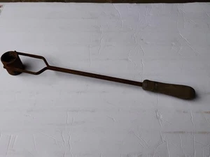 Vintage Gusseisen Blei Kelle Schmiedwerkzeug Schmelztiegel Kugeln Schmied - Bild 1 von 9