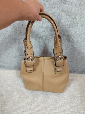 BOLSO DE MANO FRANCÉS TIGNANELLO PERFECT 10 BRONCEADO DOBLE ASA GUIJARROS Foto 1 de 4