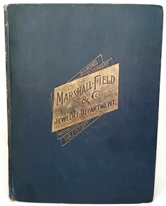 Vergoldetes Alter Sammelalbum in einem Marshall Field & Company Schmuckkatalog 1890er - Bild 1 von 19