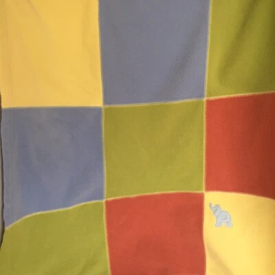 BABY для Carter's винтажный флисовое одеяло лоскутное одеяло квадраты слон - Изображение 1 из 4