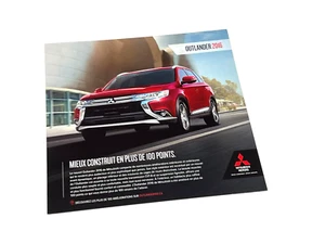 2016 Mitsubishi Outlander Broschüre - Französisch Französisch - Bild 1 von 1