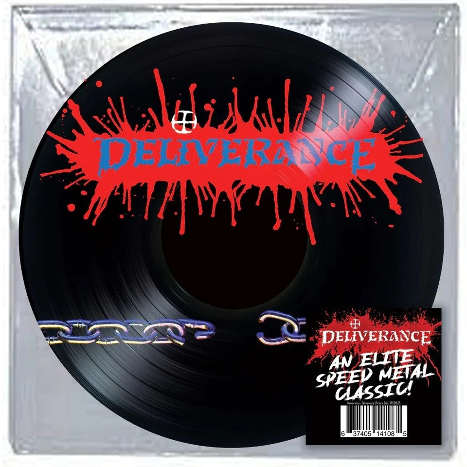 DELIVERANCE – Same  (LIM.300 PICTURE DISC*US WHITE SPEED METAL*BONUS) - Bild 1 von 1