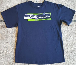Seattle Seahawks Logo Herren T-Shirt XL X-Large EUC NFL Football blau INV2750 - Bild 1 von 8