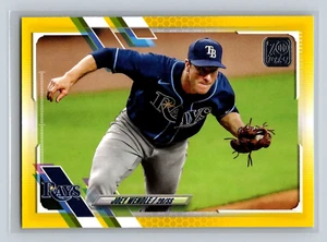 2021 Topps Series 1 Walgreens Yellow #296 Joey Wendle Tampa Bay Rays - Picture 1 of 2