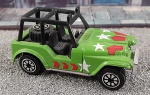 1981 Kenner Fast 111's smerigliatrice ghiaia Jeep CJ7 verde come nuova di zecca made in Hong Kong - Foto 1 di 6