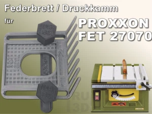 Federbrett Druckkamm für Proxxon FET 27070 Tischkreissäge, FeatherBoard - Bild 1 von 5