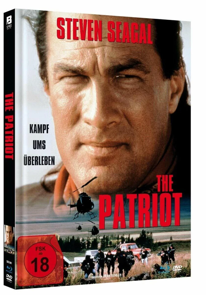 THE PATRIOT *1998 / 2 Disc Mediabook / Steven Seagal* NEW Region B Blu Ray & DVD - Image 1 of 1