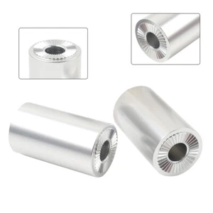 Adaptador Extensión Elevador Manillar Clip Cromo 49MM Moto 7/8" 22MM - Imagen 1 de 9