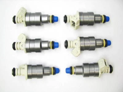 Juego de 6 inyectores FACTORY REMAN 1986-1996 Ford 2.9, 3.0, 3.8, 4.9 L, F03E-A2B Foto 1 de 3