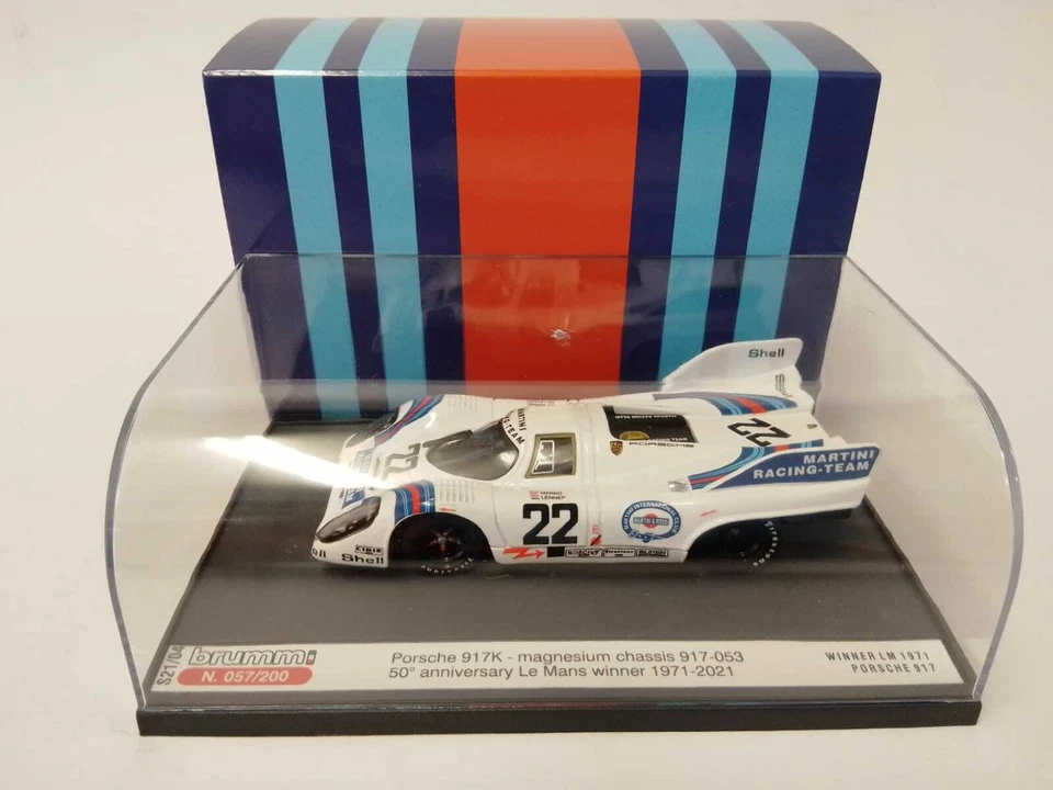 Brumm PORSCHE 917K MARTINI N.22 WINNER LM 1971 MARKO-VAN LENNEP 1 43