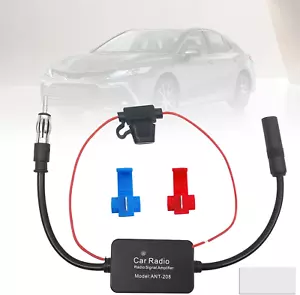 12V Car Booster 25 Db - Amplify Signal & Reduce Noise AM FM Radio Universal Car - Picture 1 of 1