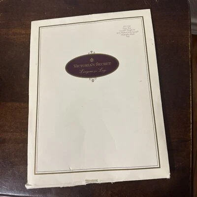 victoria's secret Vintage Lace Top Thigh Hi Stockings Discontinued Black Tall - Image 1 of 4