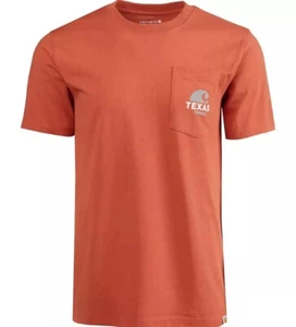 Carhartt Relaxed Fit Texas Graphic T-Shirt Pocket Terracotta Size M BRAND NEW - Picture 1 of 2