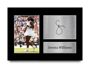Serena Williams firmó un autógrafo preimpreso A4 Photo Gift para un fanático del tenis - Imagen 1 de 17