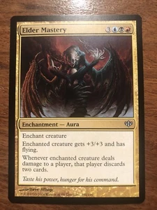 Magic The Gathering MTG Conflux Uncommon Elder Mastery - Picture 1 of 2