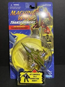 Transformers MACHINE WARS THUNDERCRACKER Evil Decepticon Sealed 1996 Hasbro NOS - Picture 1 of 3