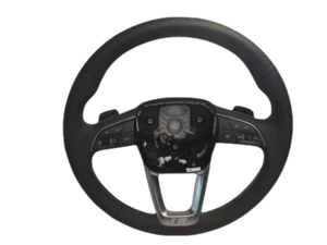 8W0419091FK MULTIFUNCTION HEATED PERFORATED SPORT STEERING WHEEL AUDI RS4 RS5 - Picture 1 of 12