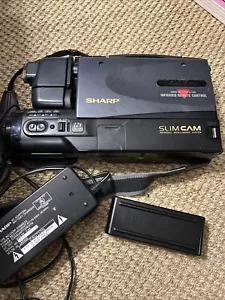 Vintage Sharp MODEL VL-L62U HQ Slimcam Camcorder Super Cat’s Eye, Untested - Picture 1 of 6