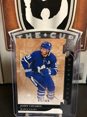 2019-20 Artifacts #105 John Tavares 475/699 - Image 1 of 2
