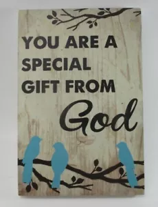 YBOT Eres un regalo especial de Dios HAVE A LITTLE FE placa de escritorio signo - Imagen 1 de 7
