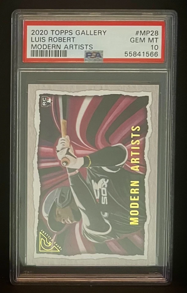 2020 Topps Gallery #MP28 Luis Robert PSA 10 Modern Artists RC Rookie White Sox - Image 1 of 1