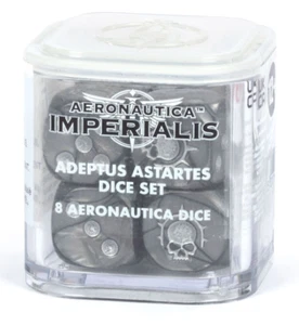 Warhammer 40K Adeptus Astartes Dice Aeronautica Imperialis 8x 16mm Space Marine  - Picture 1 of 1