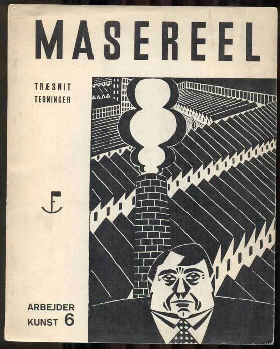 Arbejder Kunst 6 Masereel Den store flamske Traeskerer og Tegner Signed 1st 1934 - Photo 1/1