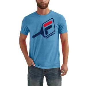 FILA LIGHT BLUE PICKLEBALL LOGO S/S T-SHIRT SZ: 5XL 5X NWT RARE FIND - Picture 1 of 3