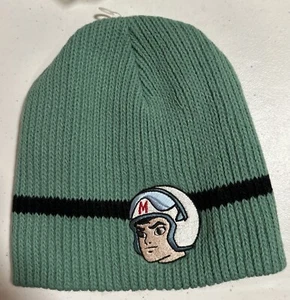 Vintage 1997 Sea Green "Speed Racer" Beanie Stocking Cap Deadstock With Tags - Picture 1 of 4
