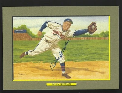 Billy Herman Signed Auto 1988 Perez-Steele Great Moments Postcard Autograph - Image 1 of 2