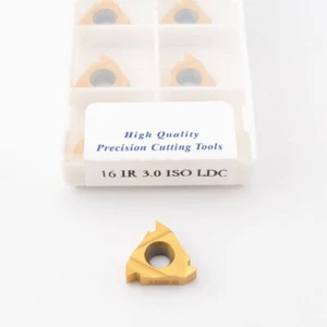 10P 16IR 3.0ISO LDC 3.0mm CNC Carbide Threading Insert For Thread Holder SEL SNR - Picture 1 of 3