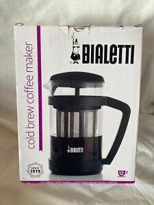 Bialetti Cold Brew 12 Cup Coffee Maker Stainless Steel Mesh Filter #06765