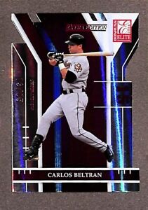 2004 Donruss Elite Extra Edition Aspirations Red Die-Cut #31 Carlos Beltran /85