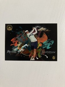 2021 Super Glow Inaugural 1st Ever Brooke Henderson /500 Colorways RC Rookie
