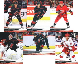 2024-25 Upper Deck Series 1 Carolina Hurricanes Team Zestaw 6 kart - Zdjęcie 1 z 1