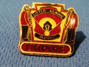 Vintage Little League Baseball Umpire Hat/Lapel Pin Used - Imagen 1 de 17