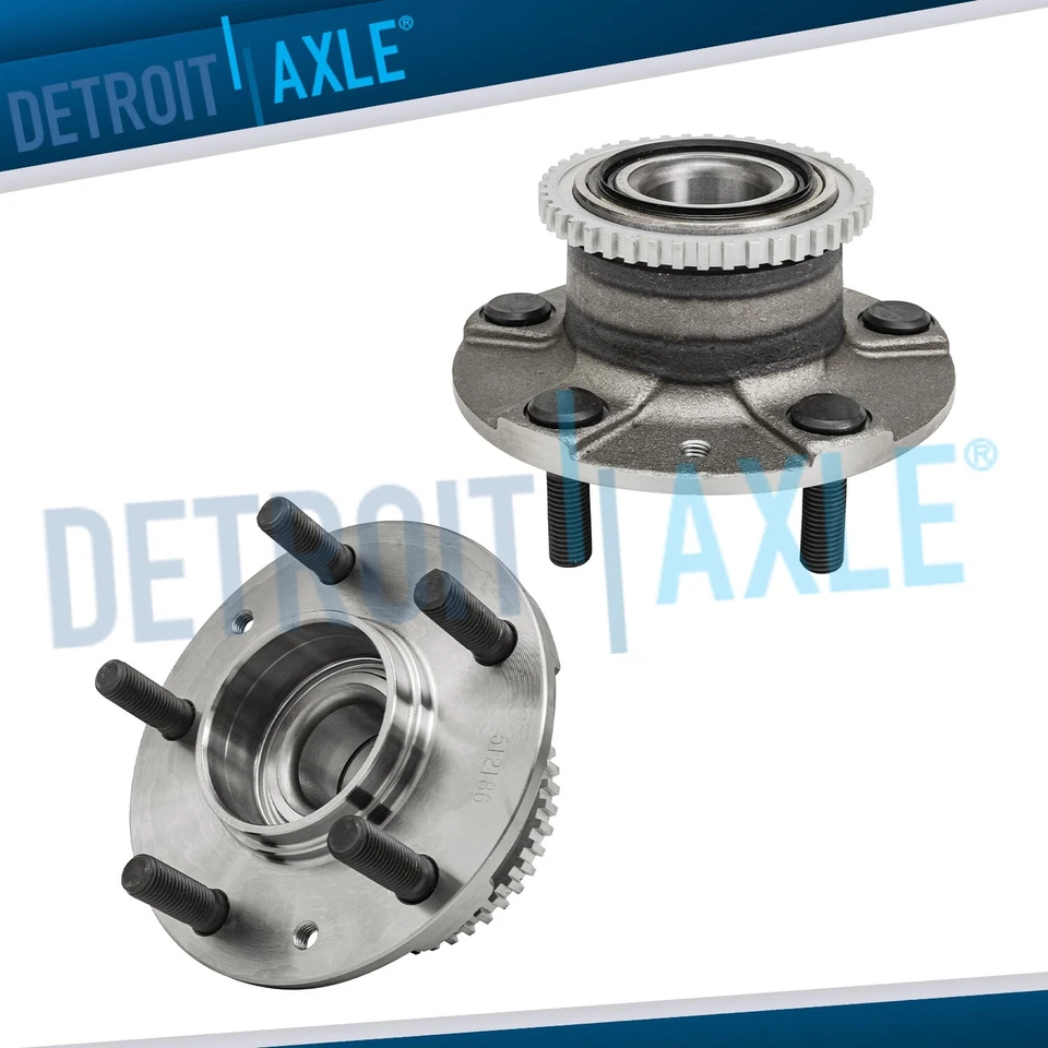 Conjunto de bujes de cojinete de rueda trasera para 1998 1999 2000 2001 2002 Mazda 626 con ABS Foto 1 de 4