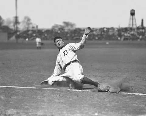1915 Detroit Tigers TY COBB Glossy 8x10 Photo Baseball Slide Print Poster Cover