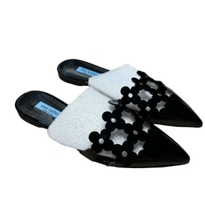 Dee Keller Womens US Size 6 Patent Leather Slide Sandal Black - Picture 1 of 8