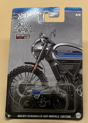 Hot Wheels Ducati Scrambler Motocicleta Serie Club Sellado NUEVO Foto 1 de 2