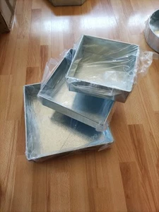 Profi Kuchen Backform Set Quadrat 3-tlg hochwertig 20/25/30 cm Torten - Bild 1 von 2