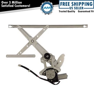 Front Left Window Regulator & Motor For 1986-1989 Honda Accord - Imagem 1 de 3