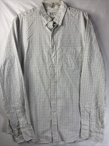 Camisa de manga larga J Crew Secret Wash ajustada a cuadros elástica grande - Imagen 1 de 6
