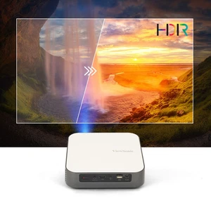 ViewSonic M2e Portable DLP Projector 1080p 400 ANSI LED Harman Kardon USB-C - Picture 1 of 13
